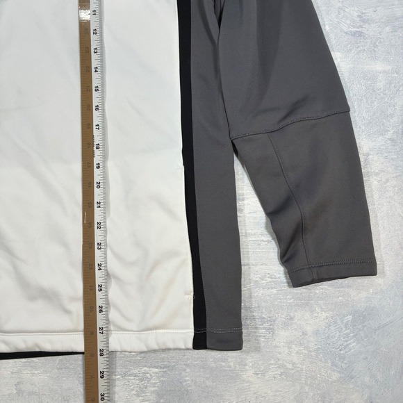 Nike Golf Therma Fit 1/4 Zip Pullover‎ Men Gray White Color Block Standard Fit L - Picture 9 of 9